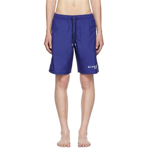 givenchy swim shorts blue|Swimwear .